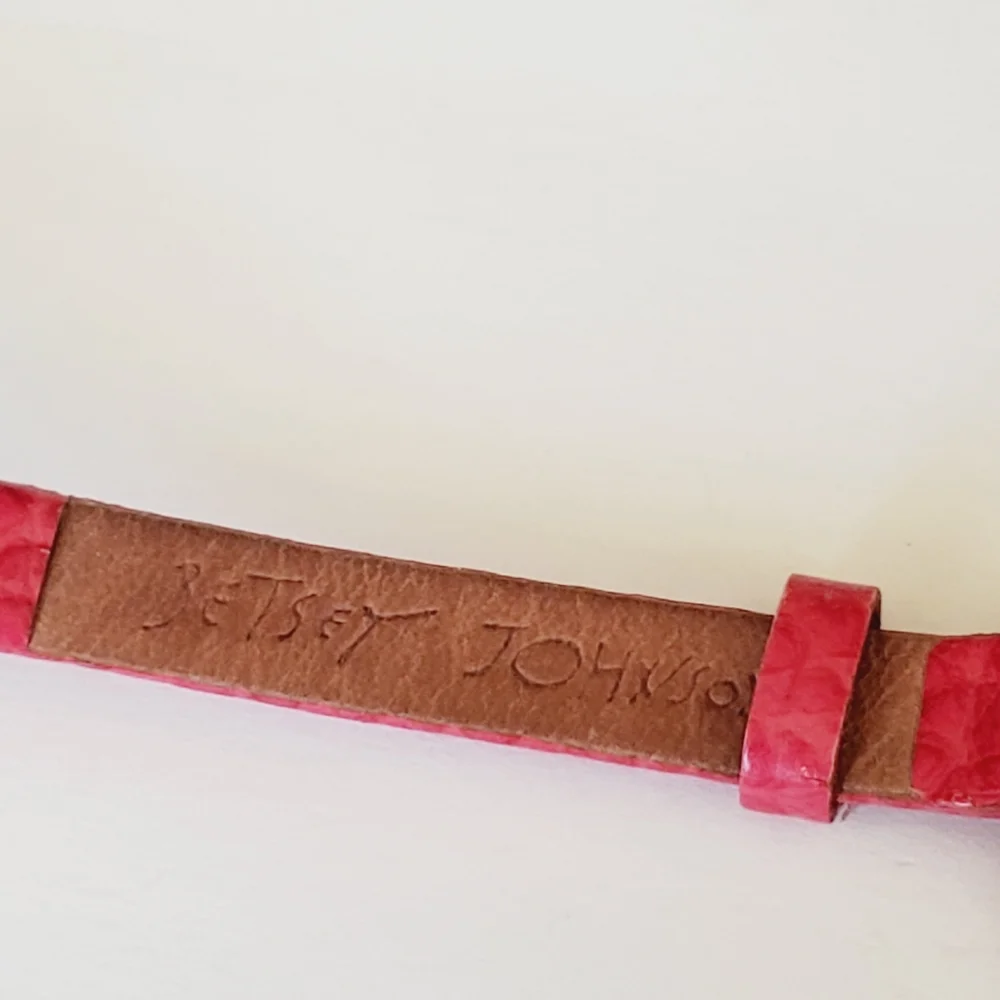 Betsey Johnson Pink Gold Tone Watch - Picture 8 of 11